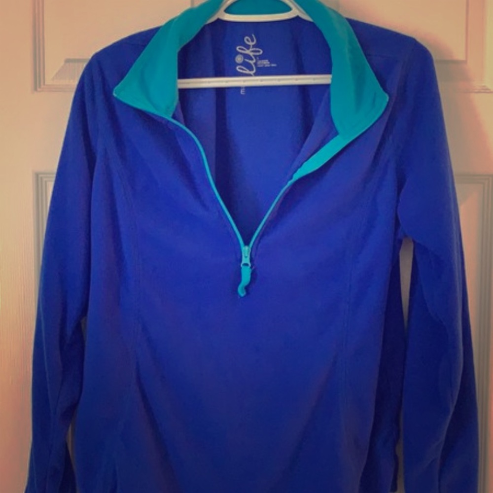 Blue Fleece Pullover